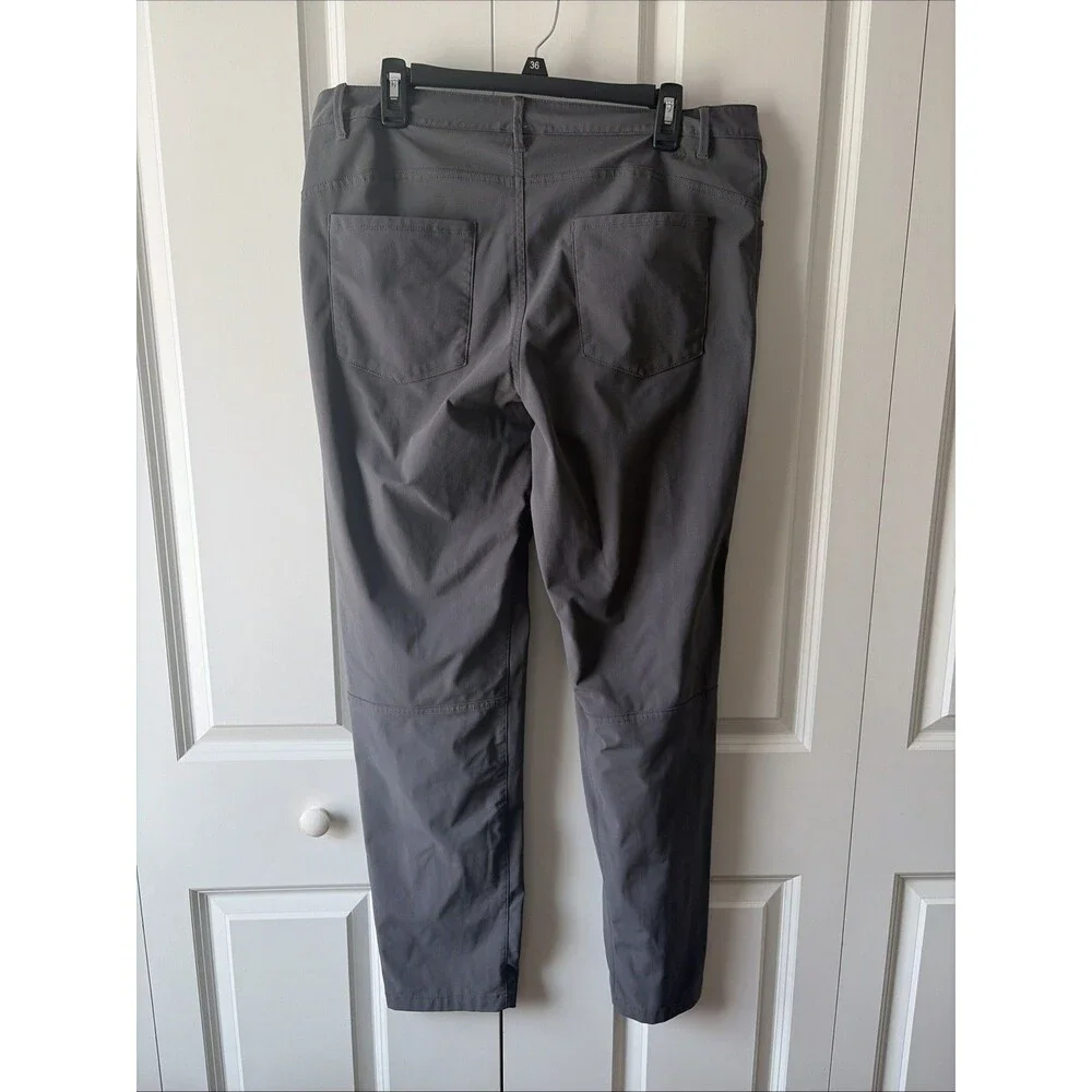All In Motion Mens Golf Pants 36x32 Gray Moisture-Wicking Quick-Dry UPF 50